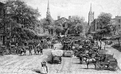 Praça do tribunal, Lexington, Kentucky de Unbekannt