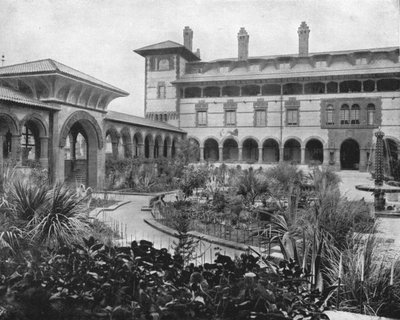 Corte de Ponce de Leon, Santo Agostinho, Flórida, EUA, c1900. de Unbekannt