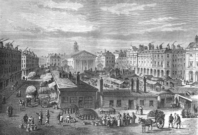 Mercado de Covent Garden, c1820 1897 de Unbekannt
