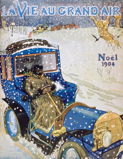 Capa da edição de Natal da revista La Vie au Grand Air, 1904 de Unbekannt