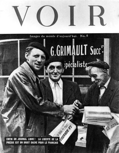 Capa da revista Voir, 1944 de Unbekannt