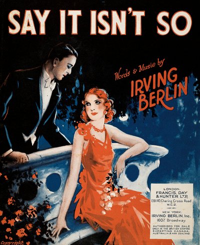 Capa da partitura de "Say It Isn