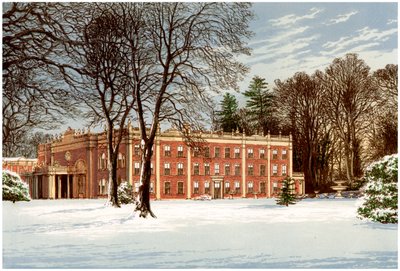 Cranbury Park, Hampshire, casa da família Chamberlayne, c1880 de Unbekannt
