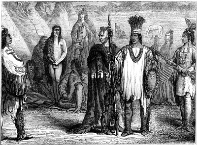 Índios Creek, início do século XIX c1880 de Unbekannt
