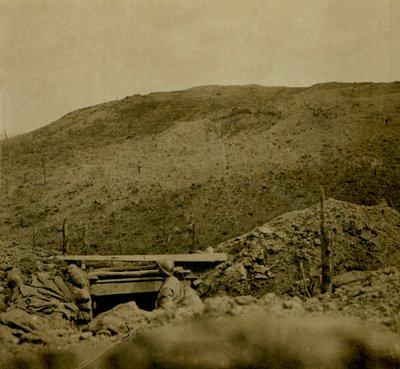 Crista da colina em Les Éparges, norte da França, c1914-c1918. de Unbekannt