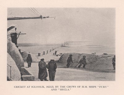 Críquete em Igloolik, 1822-1823 1912. de Unbekannt