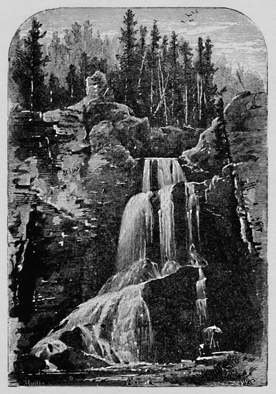 Crystal Falls, 1883 de Unbekannt