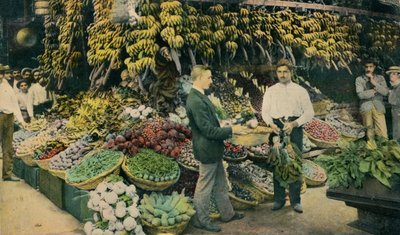 Loja de frutas cubana, c1910 de Unbekannt