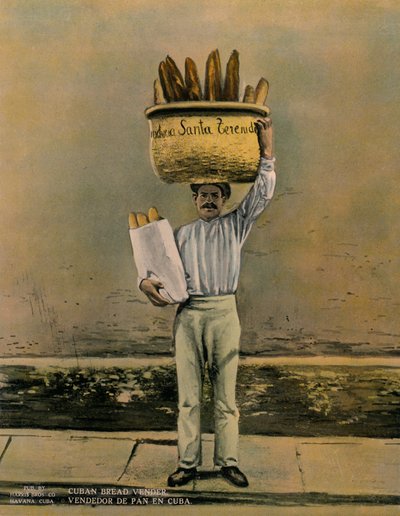 Fornecedor de pão cubano, c1920 de Unbekannt