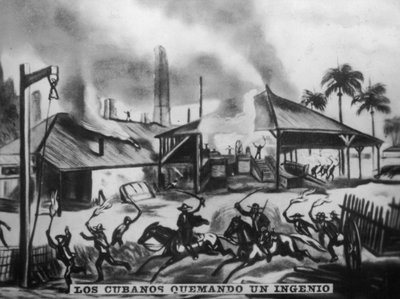 Refinarias em chamas cubanas, 1870, 1920 de Unbekannt