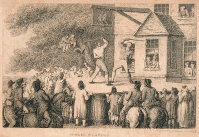 Cudgel Playing, 1799. de Unbekannt
