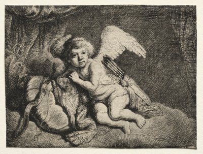 Cupido em repouso, 1600s. de Unbekannt