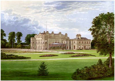 Dalton Hall, perto de Beverley, Yorkshire, casa de Lord Hotham, c1880 de Unbekannt
