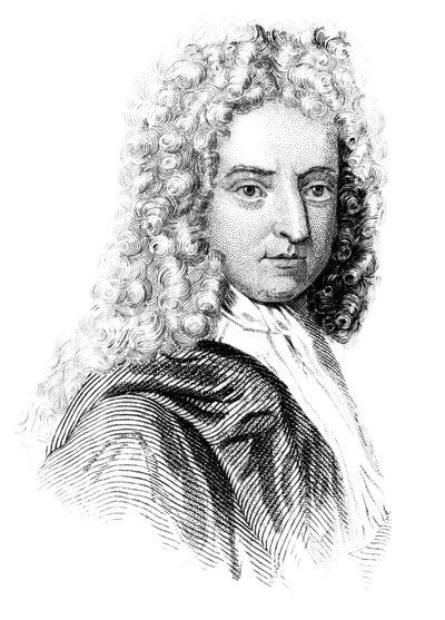 Daniel Defoe, escritor inglês, jornalista e espião, c1850 de Unbekannt
