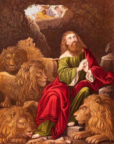 Daniel na cova dos leões de Unbekannt