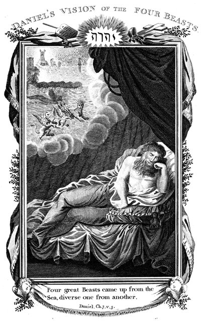 Visão de Daniels dos animais, 1804 de Unbekannt