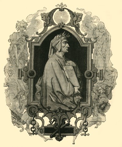 Dante Alighieri, c 1265 -1321, 1890. de Unbekannt