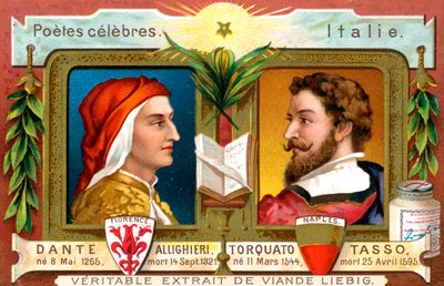 Dante Allighieri e Torquato Tasso, c1900 de Unbekannt