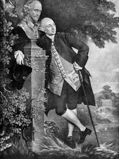 David Garrick 1717-1779, ator inglês, dramaturgo, gerente e produtor de teatro, 1905 de Unbekannt