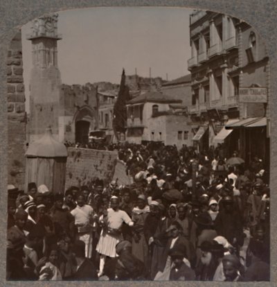 David Street, Jerusalém, c1900 de Unbekannt