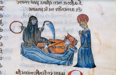 Morte e morrer, século XIV de Unbekannt