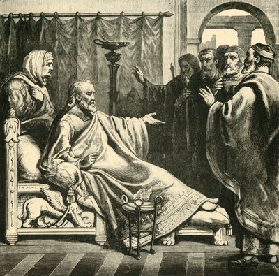 Morte de Augusto, 1890. de Unbekannt