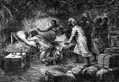 Morte de David Livingstone, missionário e explorador escocês, 1 de maio de 1873 1877 de Unbekannt