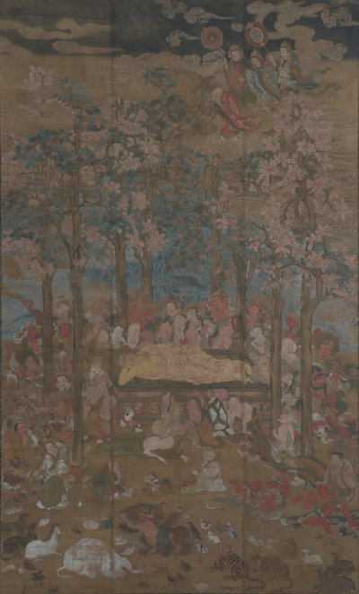 Morte do Buda Histórico Nehan-zu, século XV. de Unbekannt