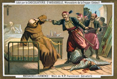 Morte do reverendo padre Salvatore, monge franciscano, 1895 de Unbekannt