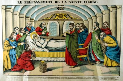 Morte da Virgem Maria, século XIX de Unbekannt