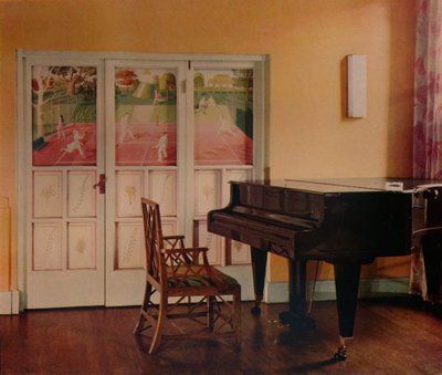 Decoração de Eric Ravilious no apartamento de Sir Geoffrey Frys, Portman Square, Londres, 1933 de Unbekannt