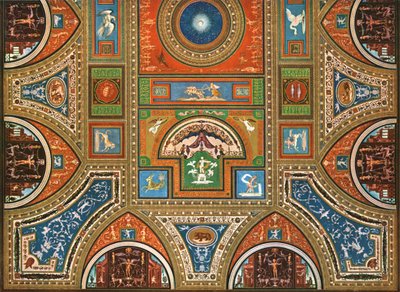Decoração nos Apartamentos Borgia, Palácio Apostólico, Vaticano, Roma, Itália, 1928. de Unbekannt