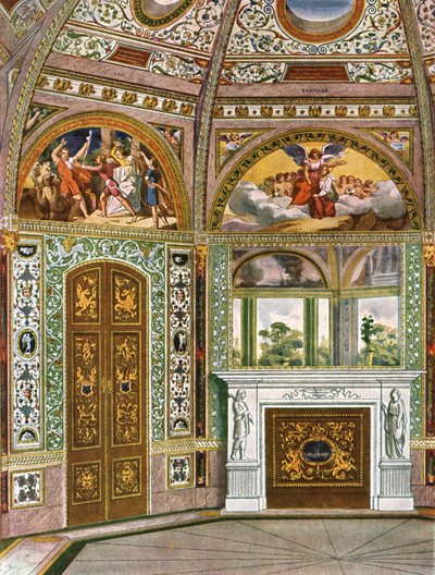 Decoração no Pavilhão do Jardim Octagon no Palácio de Buckingham, Londres, 1928. de Unbekannt
