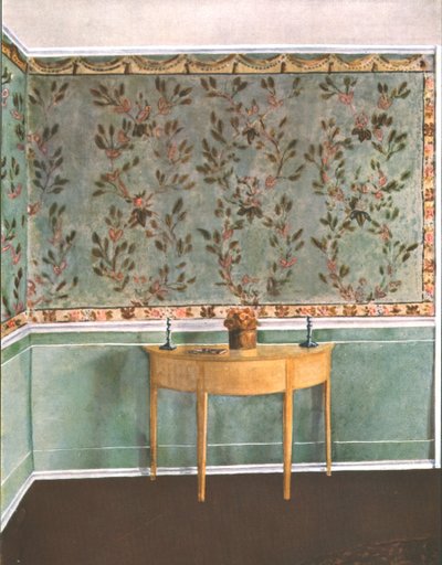 Decoração na Sherwood-Jayne House, East Setauket, EUA, 1928. de Unbekannt