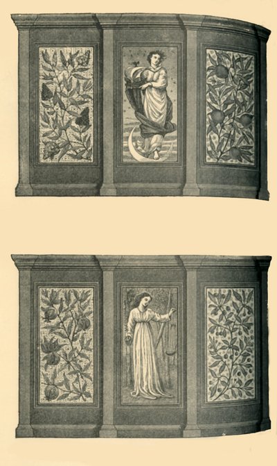 Decorações da sala de jantar ocidental, South Kensington Museum, c1865, 1881. de Unbekannt