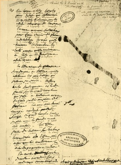 Decreto de Napoleão Bonaparte, 23 de maio de 1796, 1921. de Unbekannt