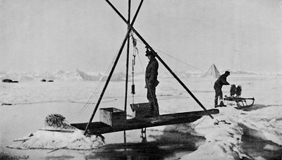 Temperatura em águas profundas. Com o termômetro. 12 de julho de 1894, 1894 1897 de Unbekannt