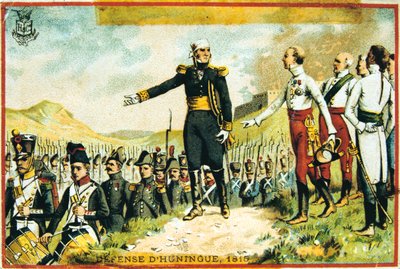 Defesa de Huningue, 1815, século XIX de Unbekannt