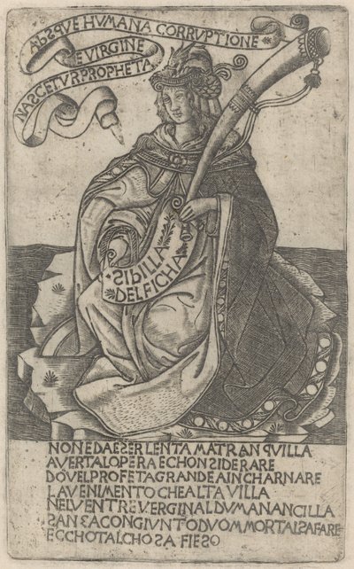 Sibila de Delfos, início do século XV. de Unbekannt
