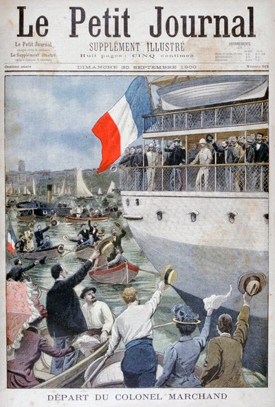 Partida do Coronel Marchand, Marselha, 1900 de Unbekannt