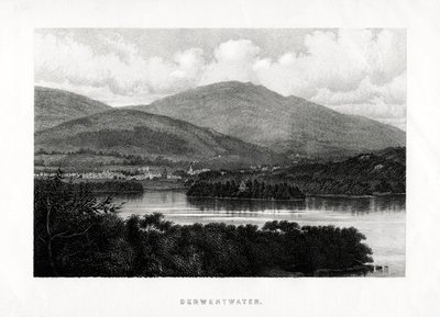 Derwentwater, Lake District, Cumbria, 1896 de Unbekannt
