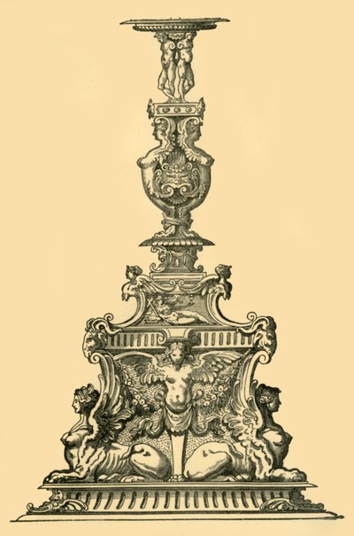 Design para um candelabro, século XVI, 1881. de Unbekannt