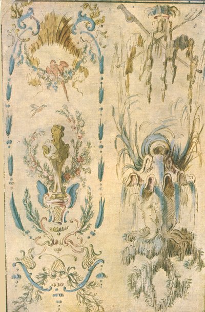 Projeto para uma decoração mural, França, 1928. de Unbekannt