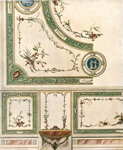 Projeto para decoração de teto, Itália, 1928. de Unbekannt