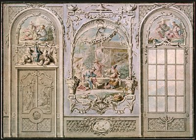 Design para decoração mural, Itália, 1928. de Unbekannt