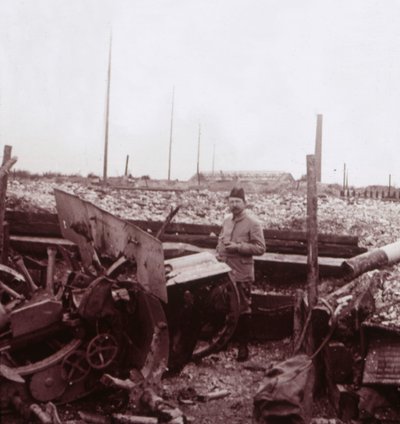 Destruição, Carência, norte da França, c1914-c1918. de Unbekannt