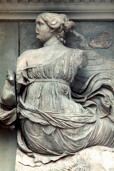 Detalhe do Grande Friso do Altar de Pérgamo, 180-159 aC de Unbekannt