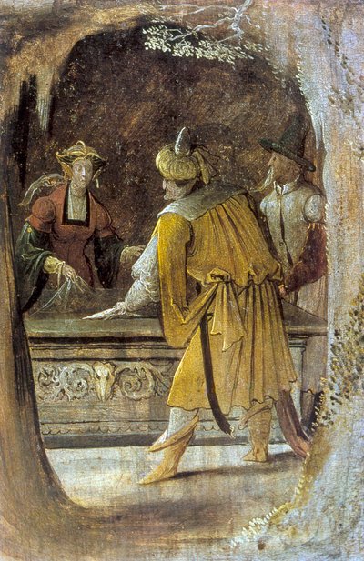 Detalhe do retábulo de Santo Antônio, século XVI de Unbekannt