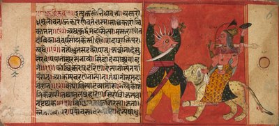 Devi atacando um demônio, c. 1630 de Unbekannt