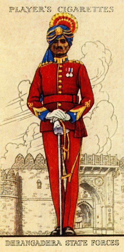 Forças estaduais de Dhrangadhra, 1936. de Unbekannt